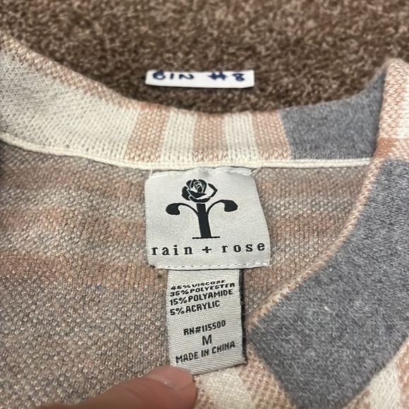 2/$20 Rain + Rose medium, long cardigan. - Picture 6 of 6